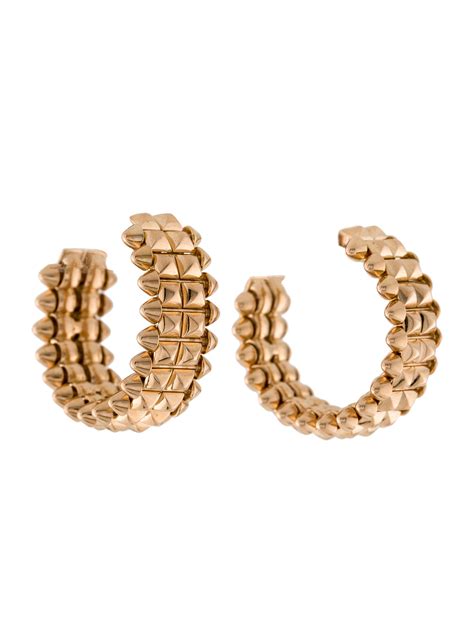 cartier yellow gold earrings|clash de cartier gold earrings.